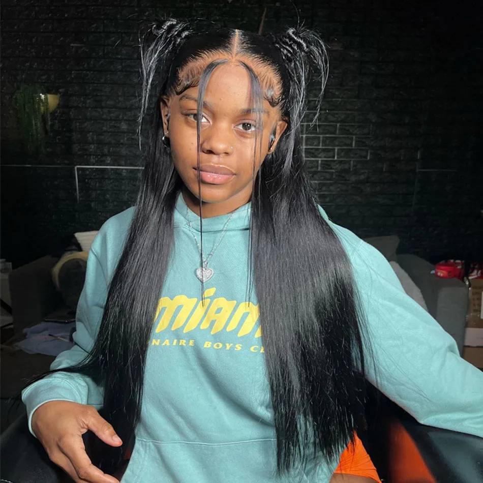 

30 Inch Brazilian Bone Straight Human Hair Wigs For Women 13X6 Hd Lace Frontal Wig Human Hair 13X4 Hd Transparent Lace Front Wig