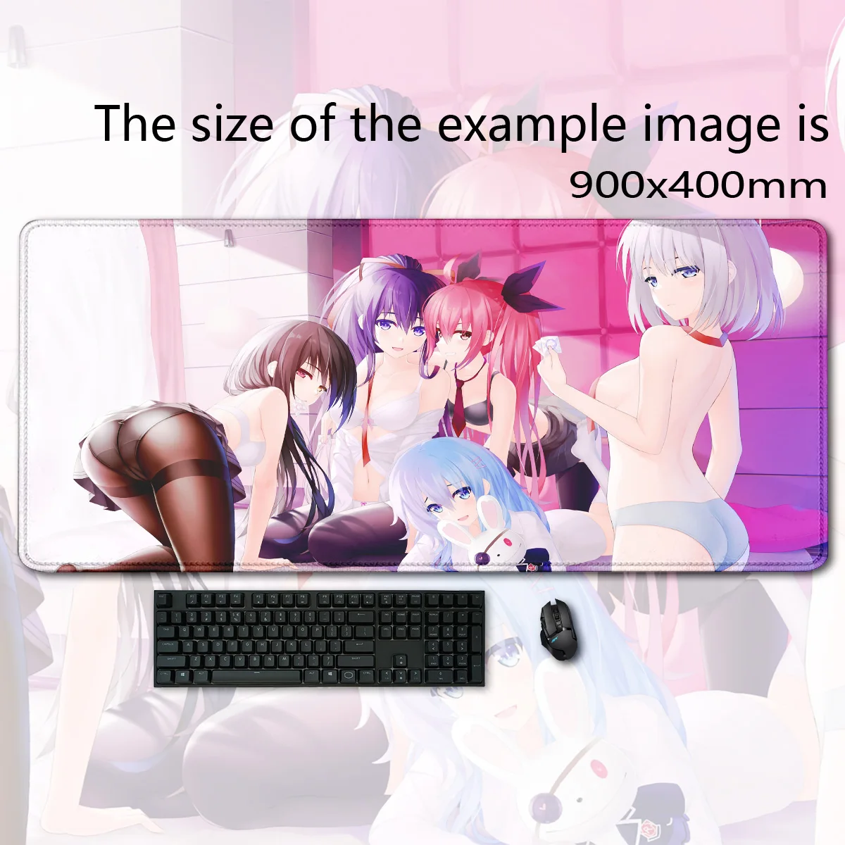 

Large mouse pad Date A Live hentai Mouse Pad Laptops Gaming Accessories Keyboard Desktop PC Gamer Anime Rubber teclado mousepad