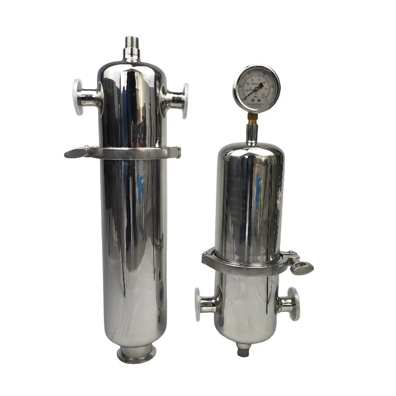 Sanitary Sterile Stainless Steel Air Filters Water Gas air Filter Treatment Machine