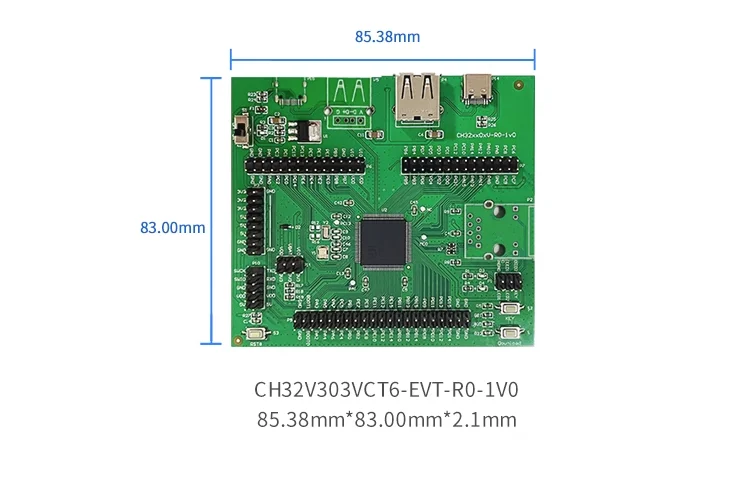 CH32V303 evaluation board EVT system board MCU intelligent RISC-V MCU demo board Kit