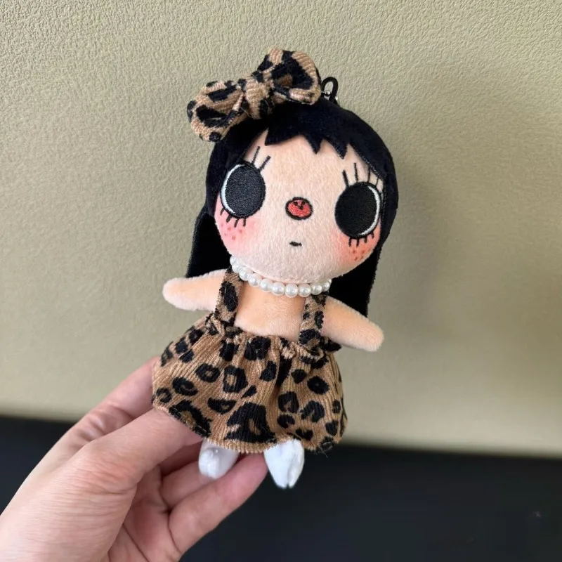 lorz-small-jade-leopard-print-dress-set-plush-toy-bag-pendant-cartoon-figure-doll-gift-for-women-fabric-material-under-300-yuan