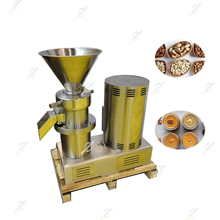 

SRS-50 Solid Small Gnuts Grinder Colloid Mill Peanut Butter Pistachio Almond Paste Making Machine