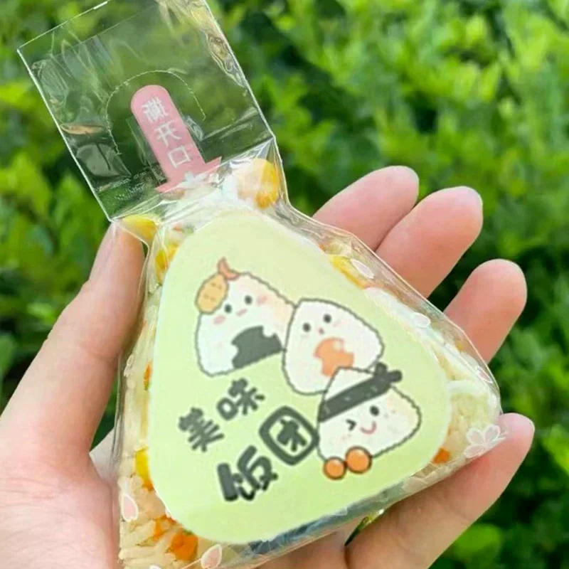 

Triangle Rice Ball Packing Bag Stickers Nori Seaweed Onigiri Sushi Bag Stickers Sushi Making Mold Tools Bento Accessories