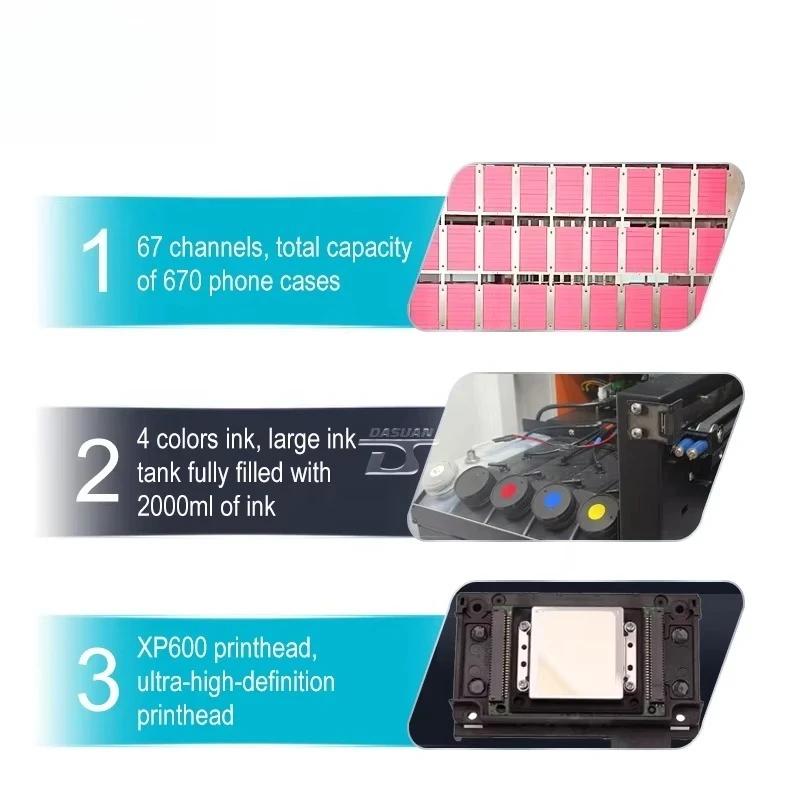 新型商用高収益セルフサービスカスタムDIY携帯電話ケースプリンター全自動携帯電話ケースプリンター自動販売機