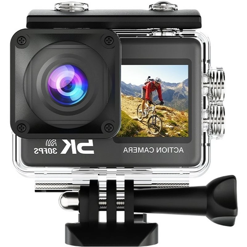 B29C-EIS Sports Cam 5K 30FPS Action Camera Waterproof Underwater With Touch Screen, Wifi For Snorkeling, Diving, Cycling