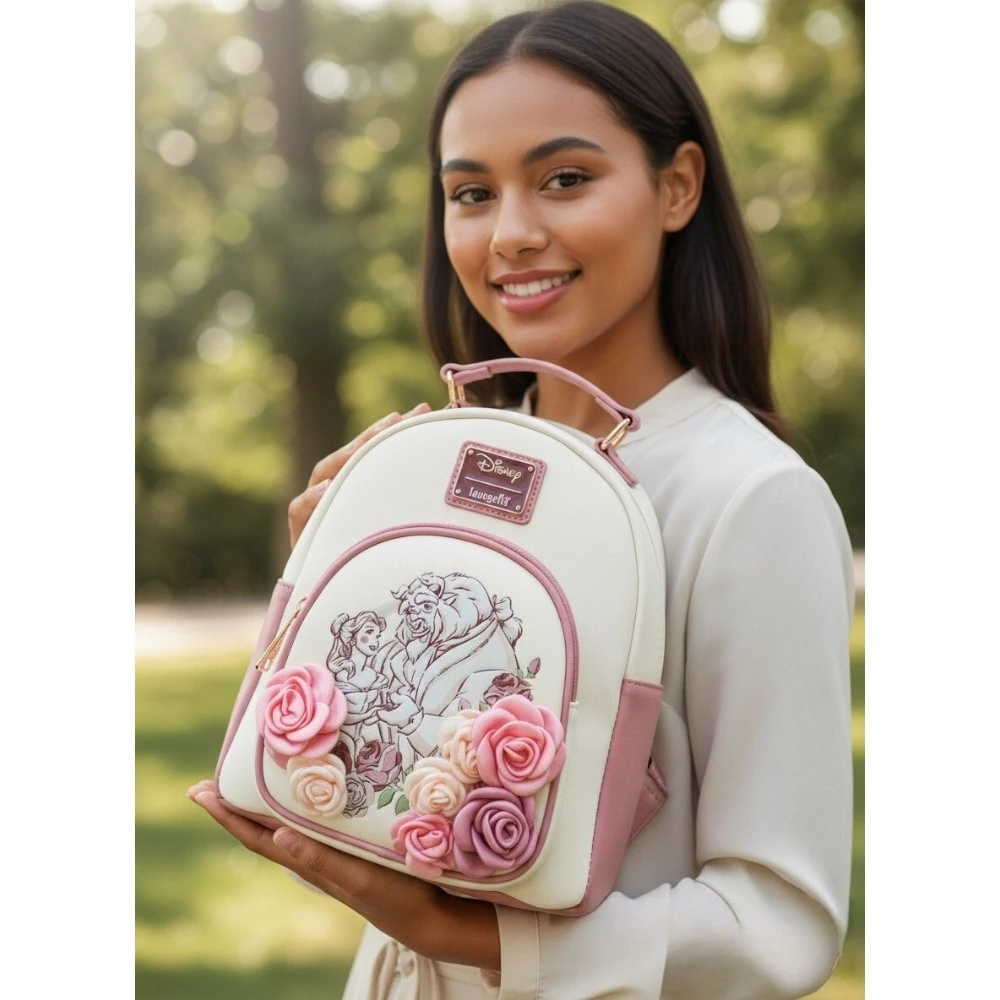 

Beauty and The Beast Beast and Princess Bell Cosplay Mini Backpack
