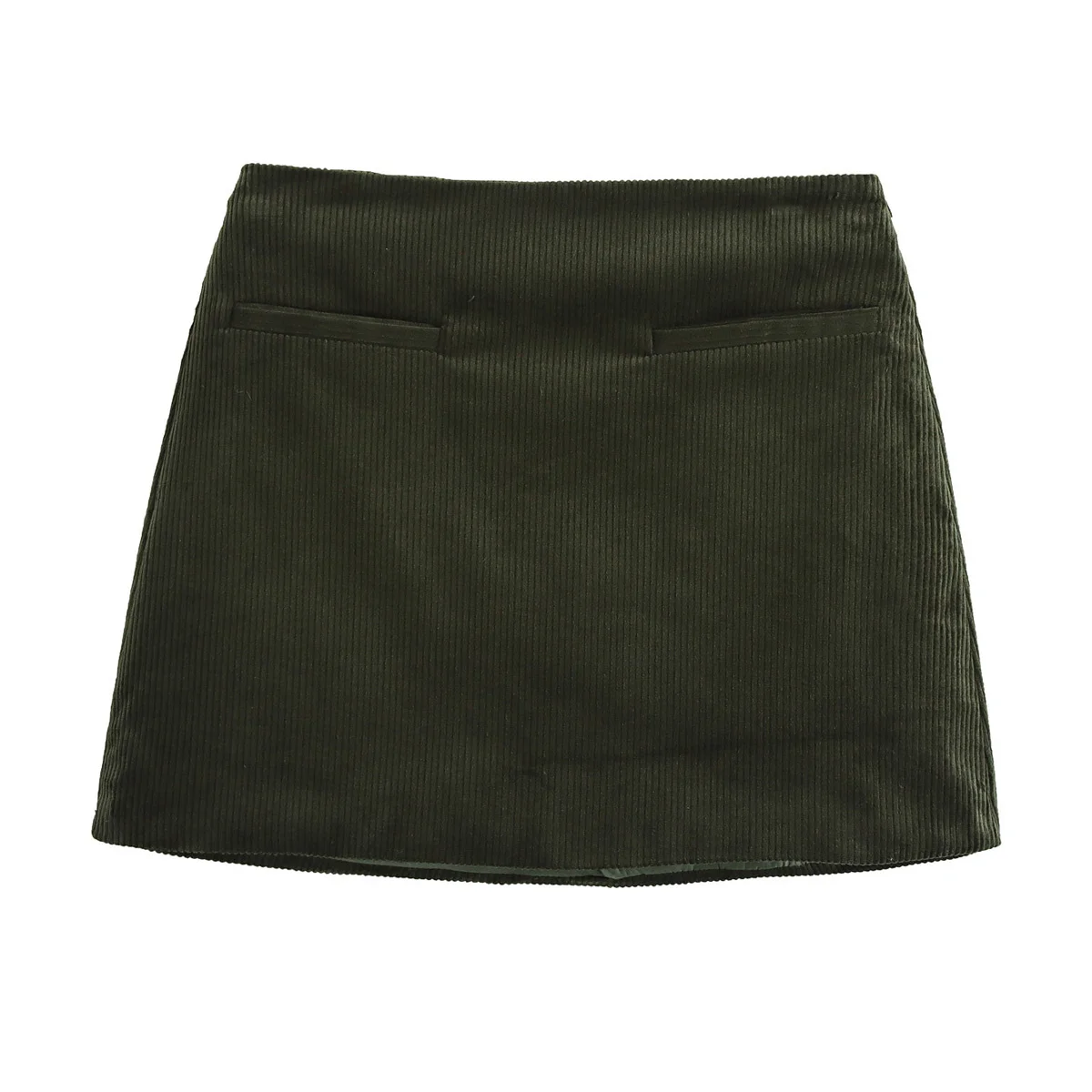Summer Mini Skirts Vintage Luxury Clothes High Waist Skirts For Women Mirco Corduroy Skirt Pencil Skirts Preppy Style Brown