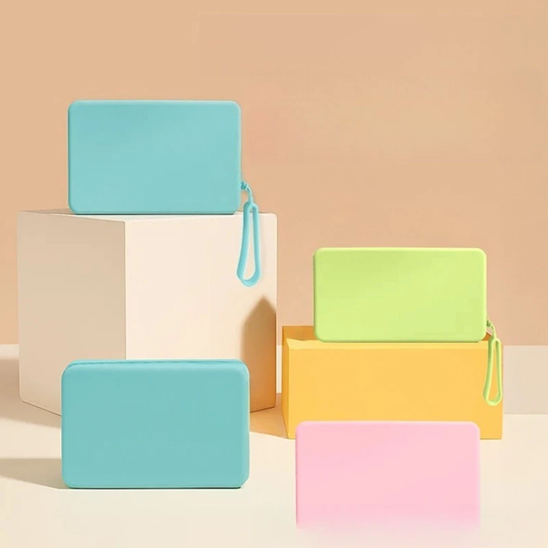 Hot-selling Large Cosmetic Bag Waterproof Storage Silicone Bag Convenient Storage Square Large-capacity Toilet Bag