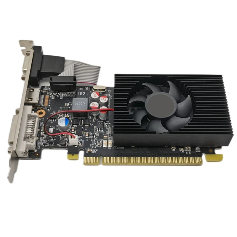 

Graphics Card DDR3 128BIT Desktop Computer Graphics Card Half Height Computer Gaming Graphics Card