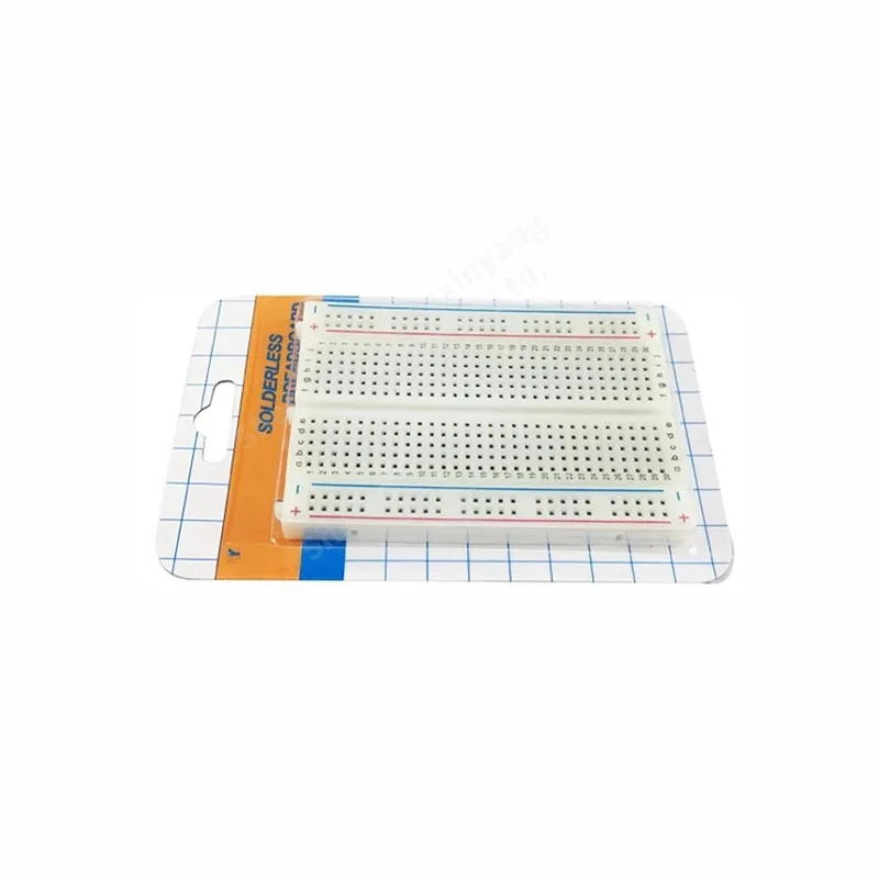8.5x5.5cm 400 Cravate Points Solderless PCB Breadboard Mini Universal Test Protoboard DIY Bread Board pour Bus Test Circuit Board