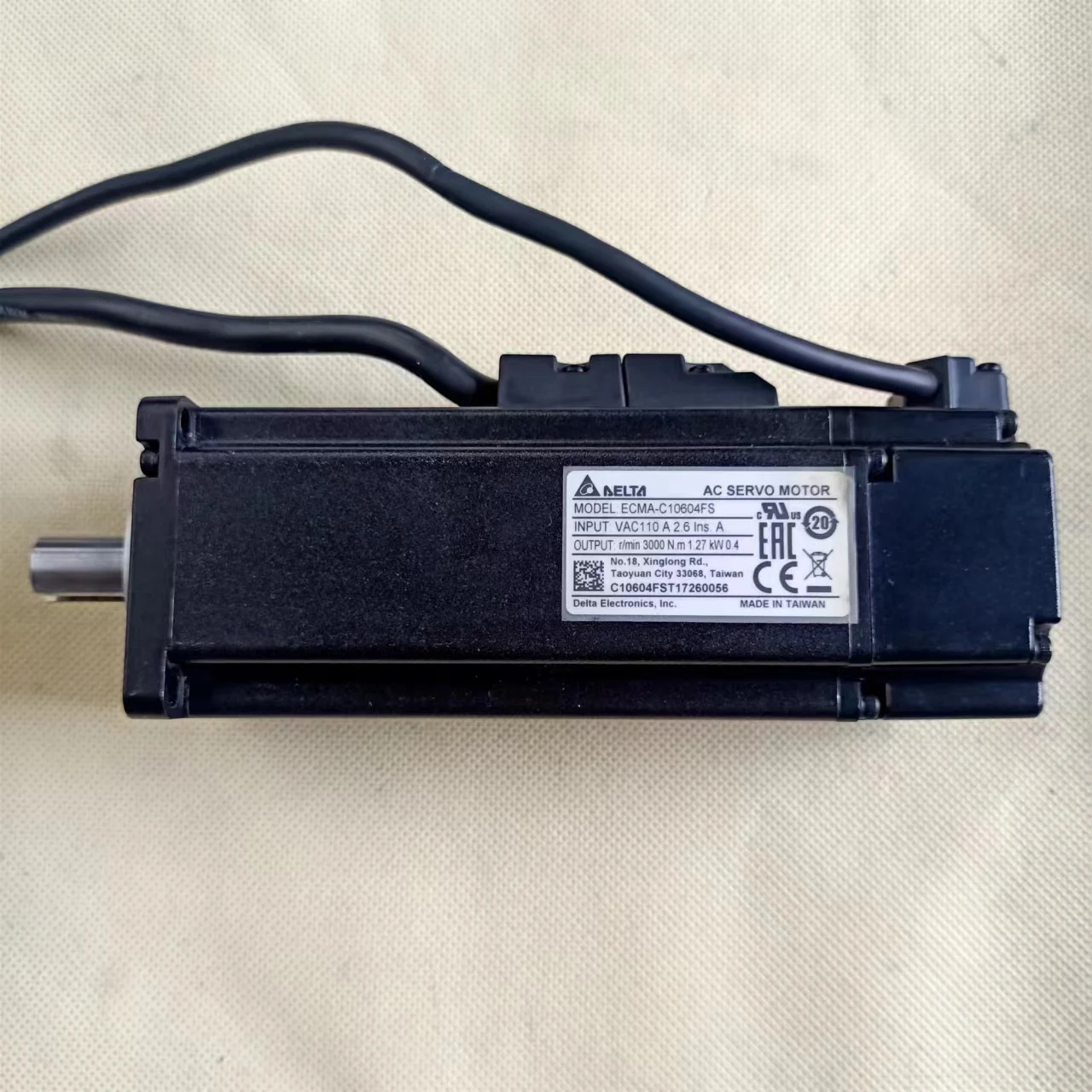 

Disassembler up to 400 watts A2, with brake motor ECMA-C10604FS
