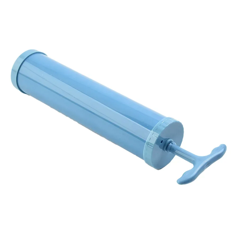 High Quality Practical Pump Vacuum Saving Clothes Suction 24.5x4.5cm Against Water Air Extractor Bag Pump Blue