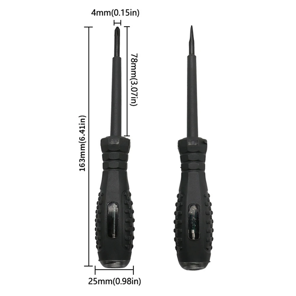1/2pcs Electrician High-torque Highlight Tester Pen Screwdriver Electric Pencil Screwdriver Electric Pen