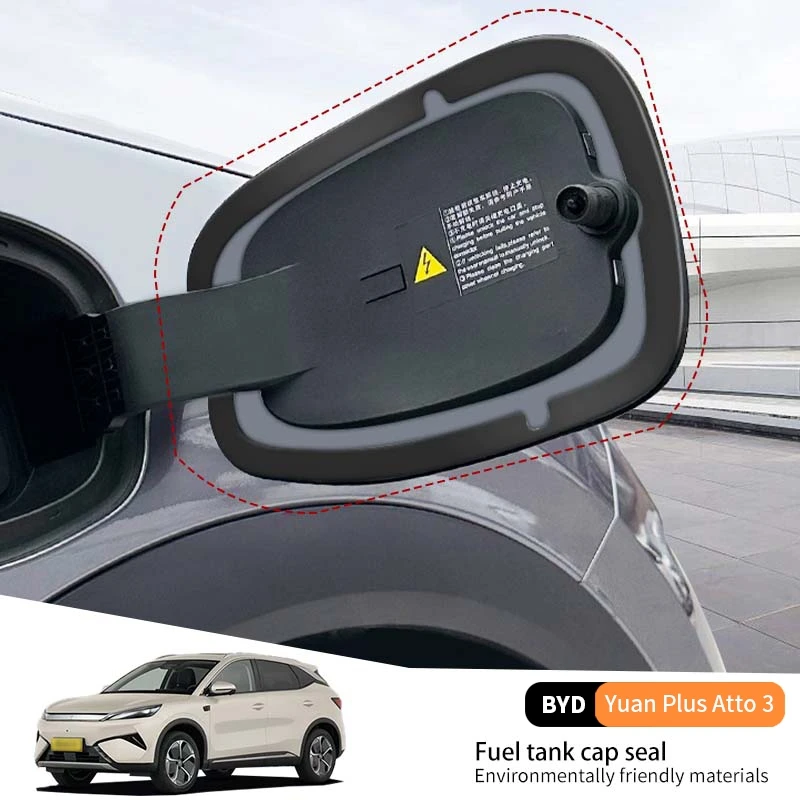 

Для Byd Yuan Plus Atto 3 2022-2025 автомобильный порт зарядки крышка топливного бака уплотнительное кольцо силиконовая накладка водонепроницаемый пылезащитный защитный чехол