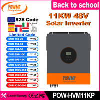 PowMr had 11KW Hybrid Solar invert 48V to V Pure Sine drive MPPT 150A Solar Controller duel PV output for Panel 500V With WIFI