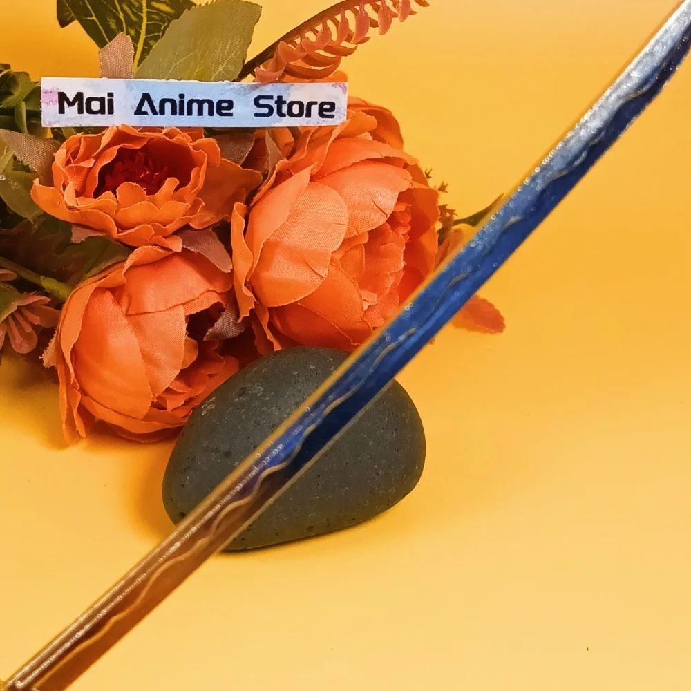 6in metal roronoa zoro katana tamanho real japonês katana espada falsa aço original samurai sabre anime zoro ninja faca brinquedo presente