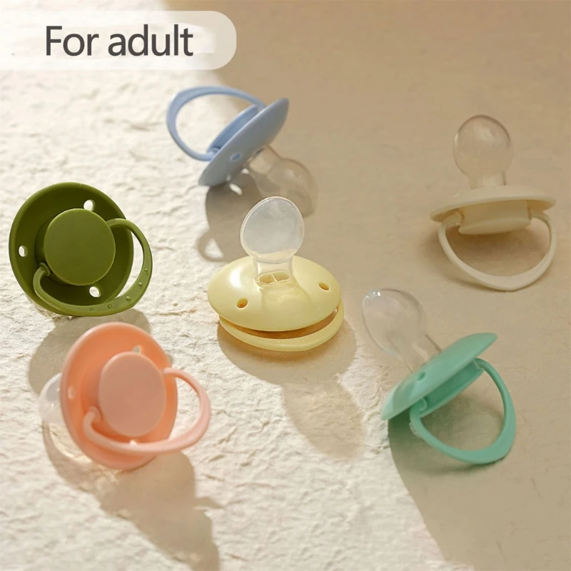 2024 New Adult Pacifier Silicone Nipple Chewable Toy Soother Pacifiers for Autisms High Pressure Work and Anxious People