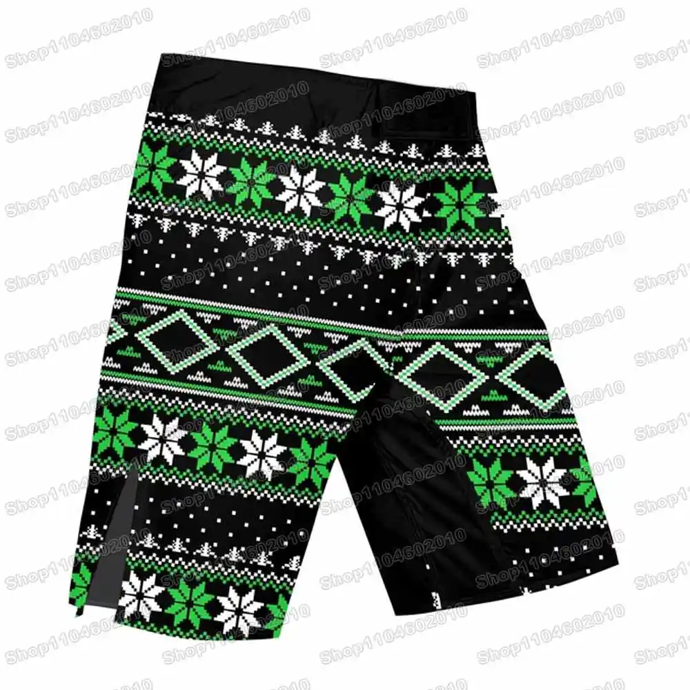 Satan Kerst Nieuw Rash Guards Surfen Jersey Strand Shirts Badmode Duiken Gym Shorts MMA BJJ Mannen Jiu Jitsu Fitness Sets