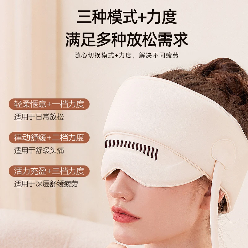 Massageador de cabeça e olhos Massageador de olhos Compressa quente