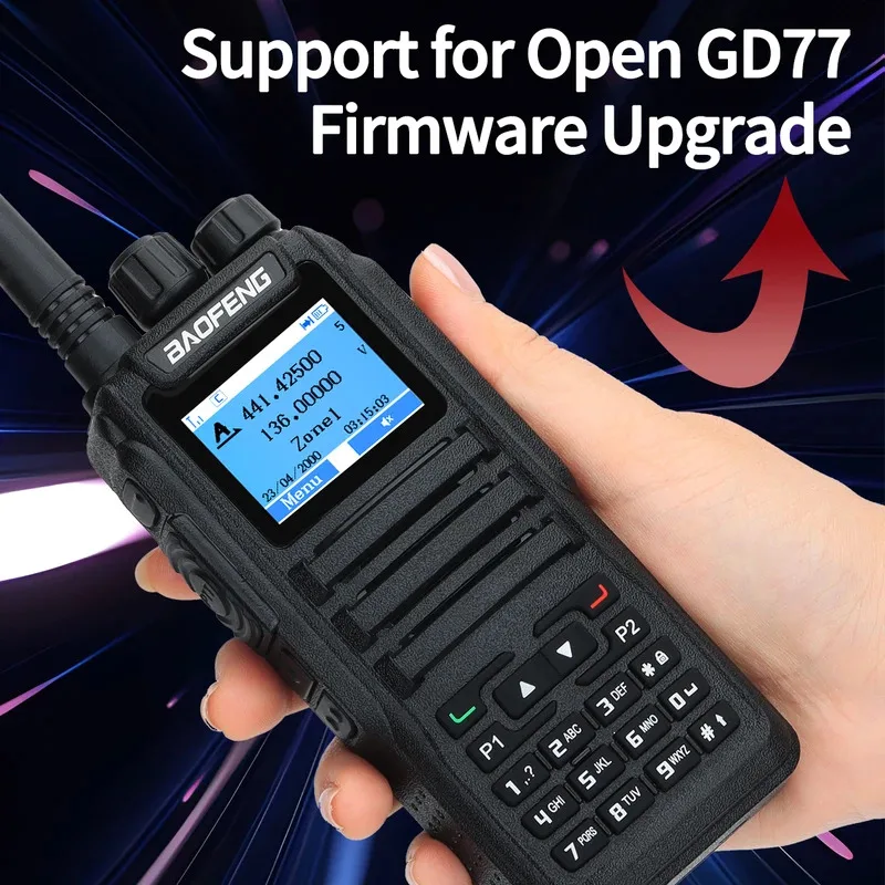 Baofeng DMR DM 1701 Digital Walkie Talkie Dual Mode Analog Two-Way Radio Open GD77 Dual Time Slot Tier 1 + 2 Ham Radio DR 1801 view 3