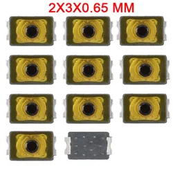 20pcs Momentary SMD Square 2*3*0.6 2X3X0.65 Tact Push Button Membrane Switch 2X3 Film Switch Micro Button For Mobile & Camera