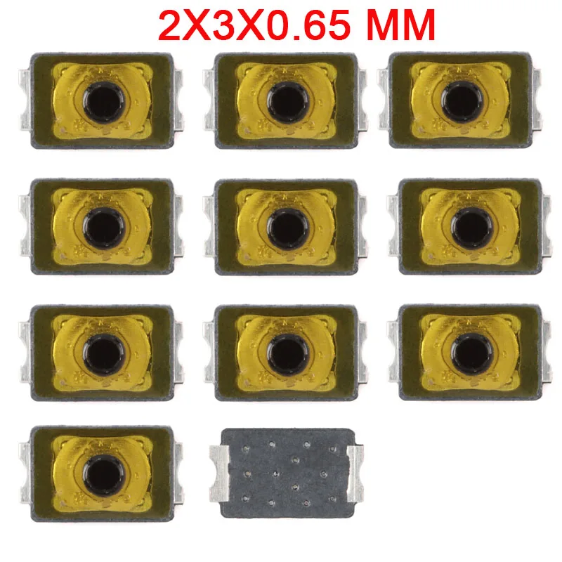 20pcs Momentary SMD Square 2*3*0.6 2X3X0.65 Tact Push Button Membrane Switch 2X3 Film Switch Micro Button For Mobile & Camera