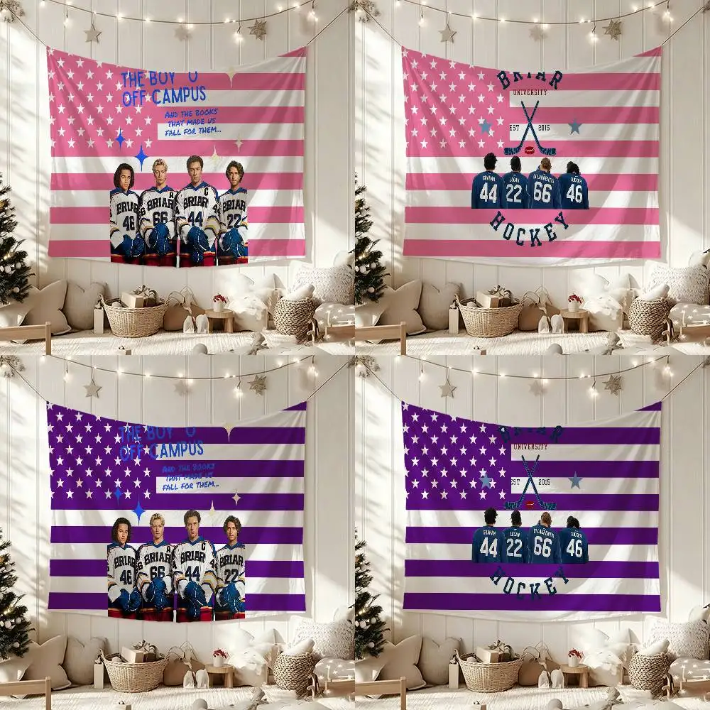 TV Off C-campus Flag Digital Printing Banner for Garage Wall Out Door Decoration
