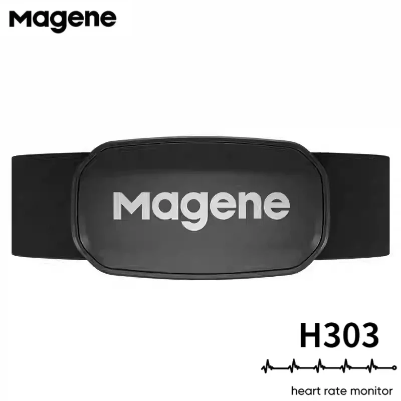 Magene H303 Heart Rate Monitor With Chest Strap Cadence/Speed Sensor ANT+ Bluetooth Cycling Computer