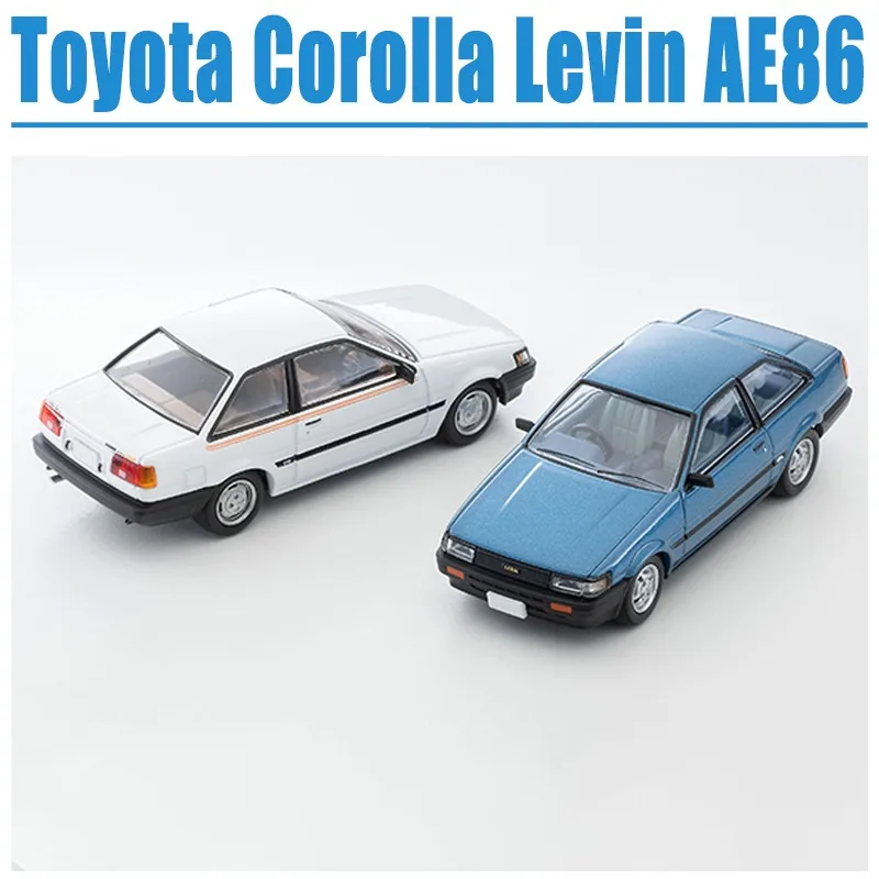 

TAKARA TOMY TOMYTEC Tomica TLV-N284e N284d Toyota Corolla Levin AE86 Игрушки из сплава Моторный автомобиль Литая под давлением металлическая модель Подарки