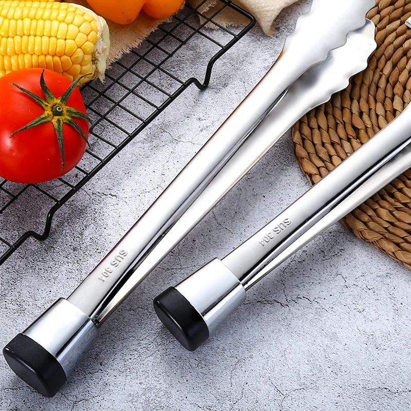 304 Stainless Steel Food Clip Convenient And Practical High Temperature Resistance Easy To Clean With Handle Creative Steak Clip