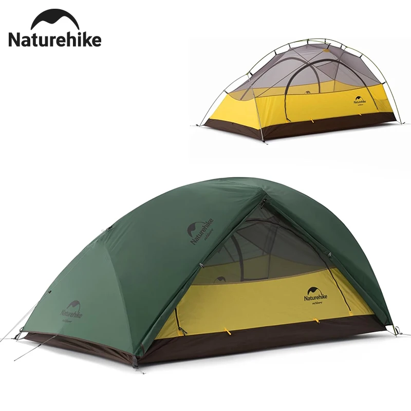 

Naturehike Camping Tent Star River 2 Person Dome Tent Double Layer Ultralight Backpacking Tent Waterproof Outdoor Travel Tent