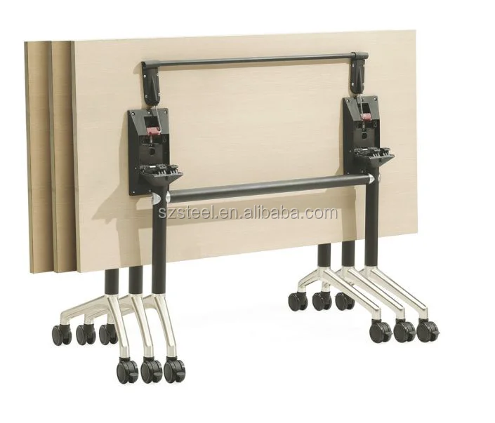 

Folding Tables Base Office Desk Metal Frame Small Mobile Meeting Table
