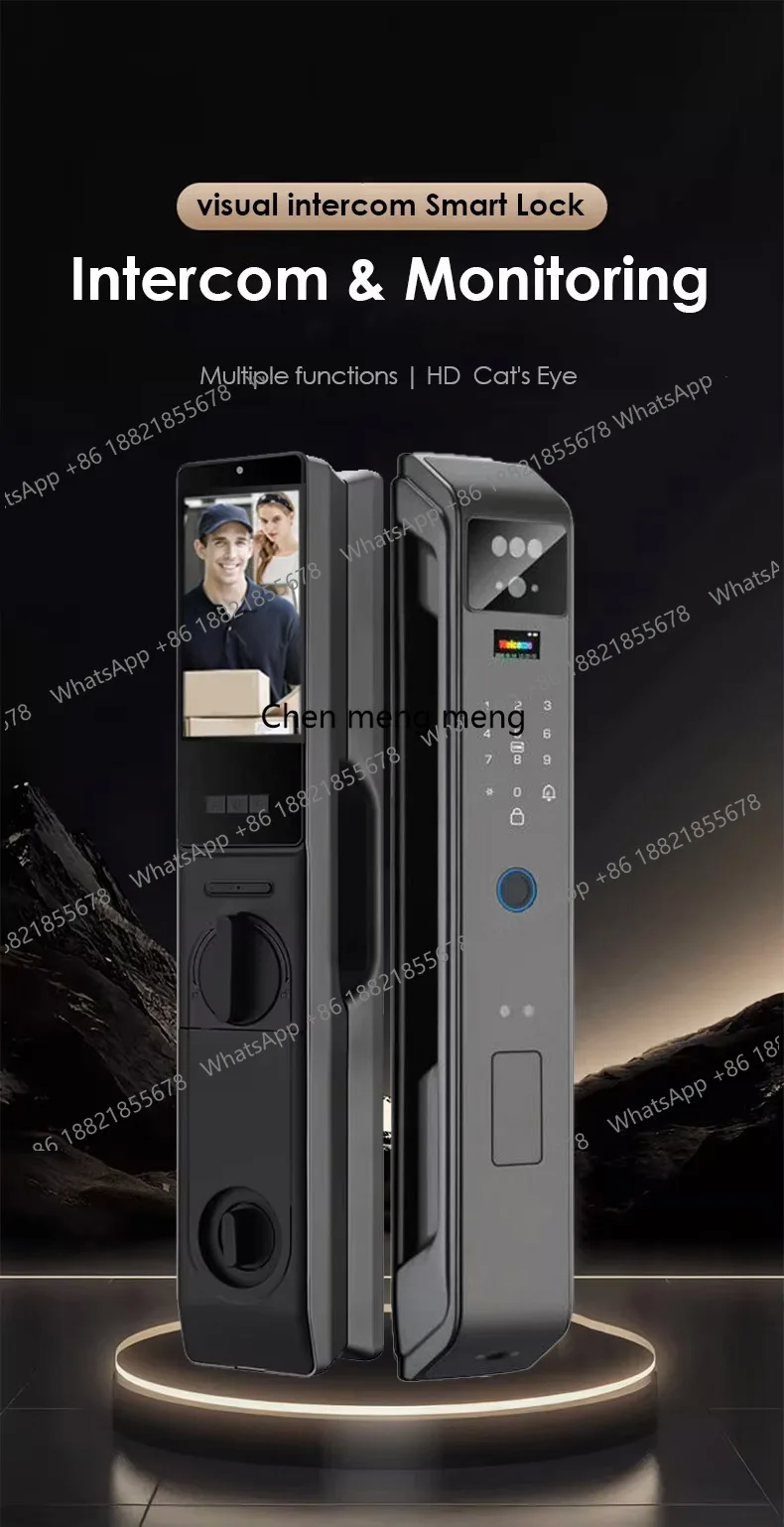 Fingerprint, password lock Household wooden door Iron door Anti-theft door Electronic password
