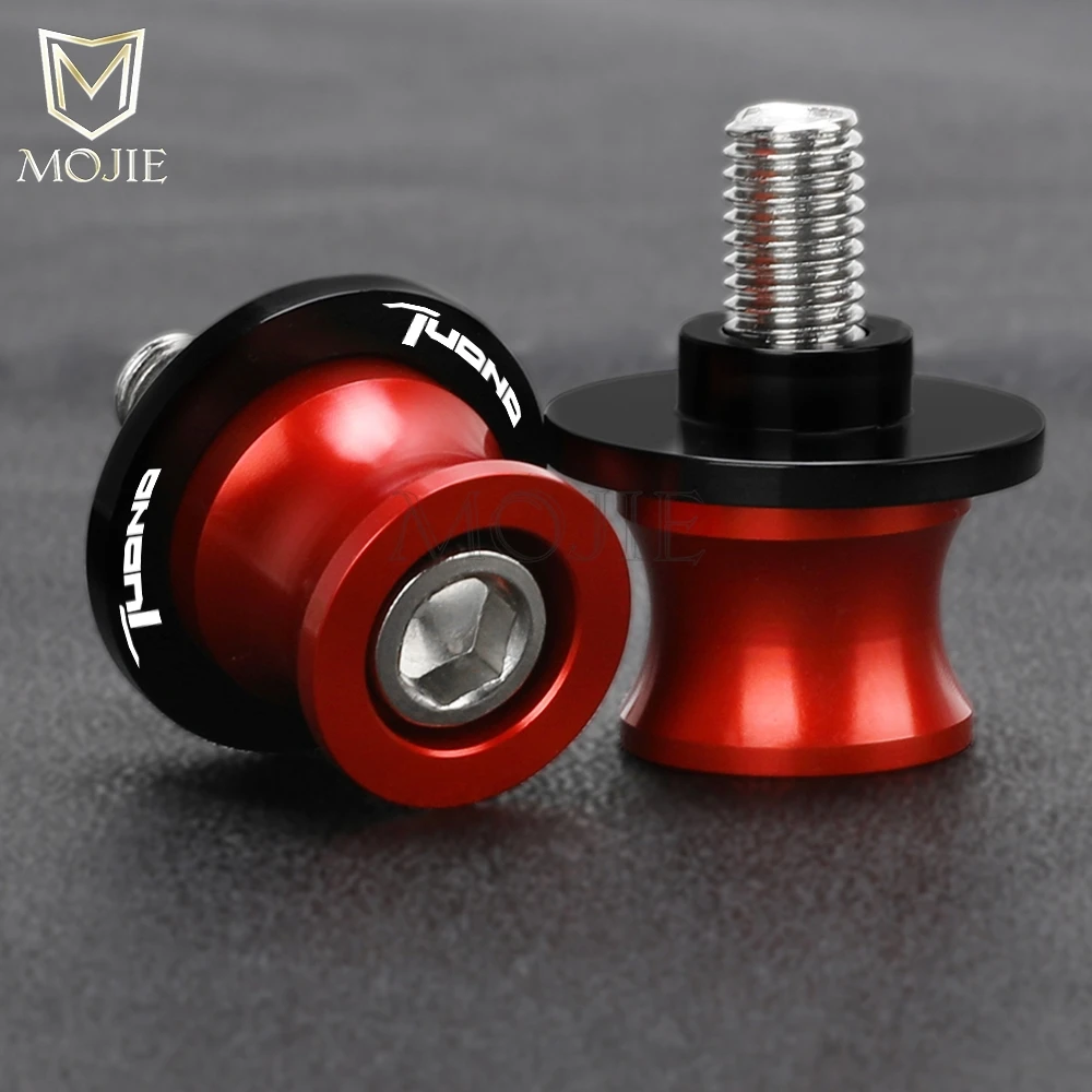 Motorcycle 6MM Stand Screws For APRILIA TUONO V4 1100 RR/Factory 2015-2024 2023 2022 2021 CNC Aluminum Swingarm Slider Spools