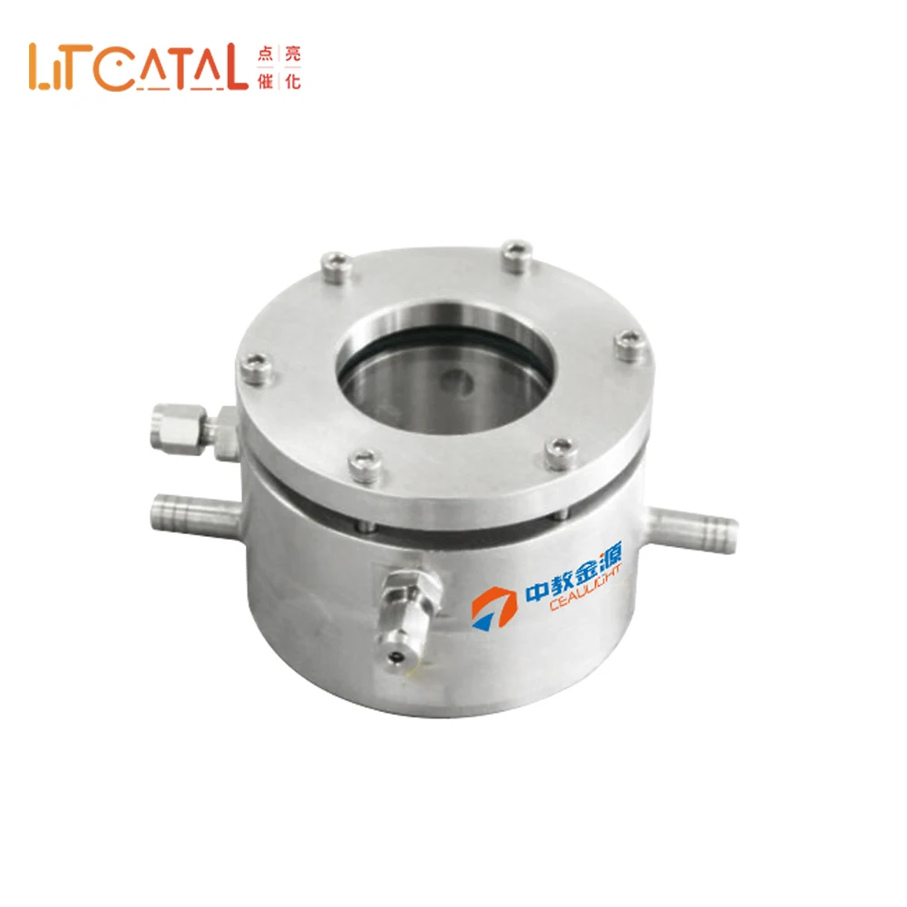 Metal Reactor Photochemical Kettle for Gas and Solid Reaction Photocatalytic Reactor Photocatalysis Cell good