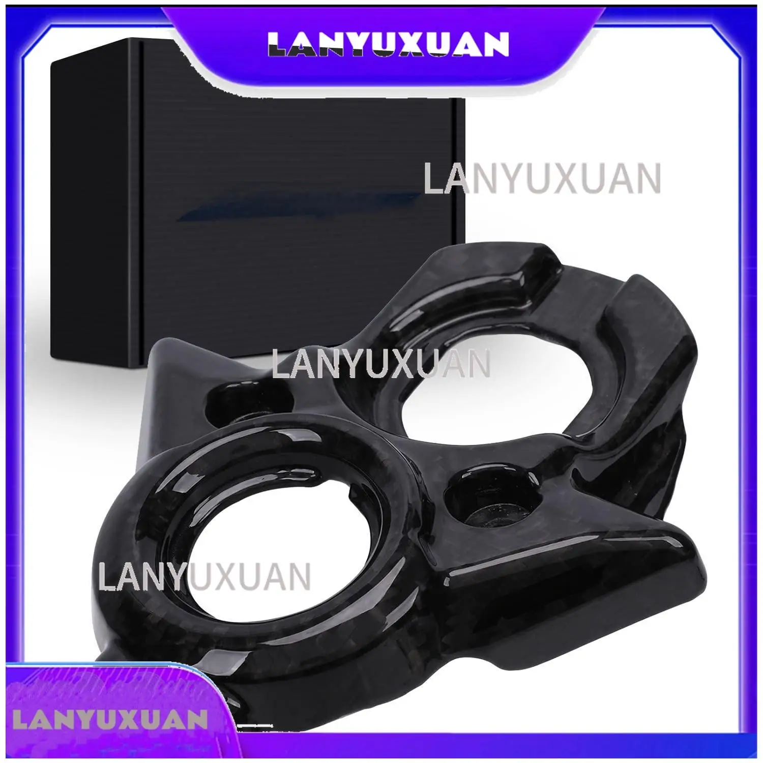 2026 Surron Real Carbon Fiber Key Set Ignition Lock Cylinder Cover Switch Ring Cover Trim for Sur Ron X/Sur Ron LBX/X260/X160