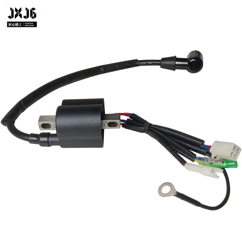 XMSJ High Voltage Ignition Coil Spare Parts for 220V Parking Air Conditioner Generator, Fit DUCAR 2418 148F 165F Engine Igniter