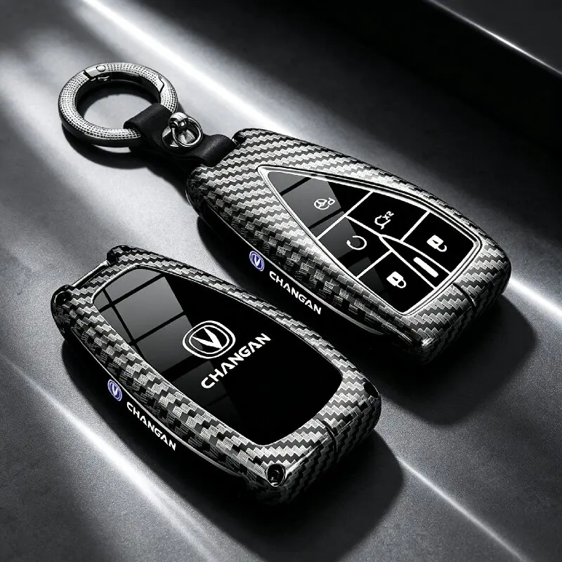 Key Case Full Cover Anti Scratch Anti Fall For Changan UNI T CS75 Plus CS55 Plus UNI S CS35 Plus Max Zinc Alloy Accessories