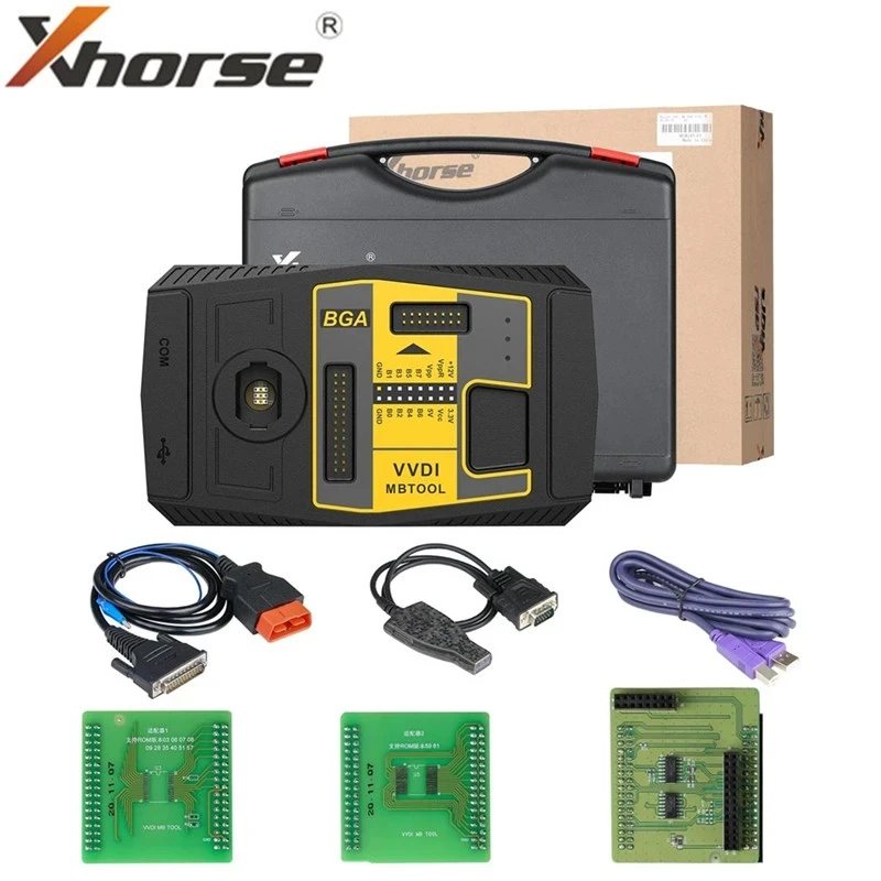 Xhorse VVDI MB BGA TOOL for Ben-z Key Programmer Support All Key Lost Includes BGA Calculator Function Power Adapter No Token