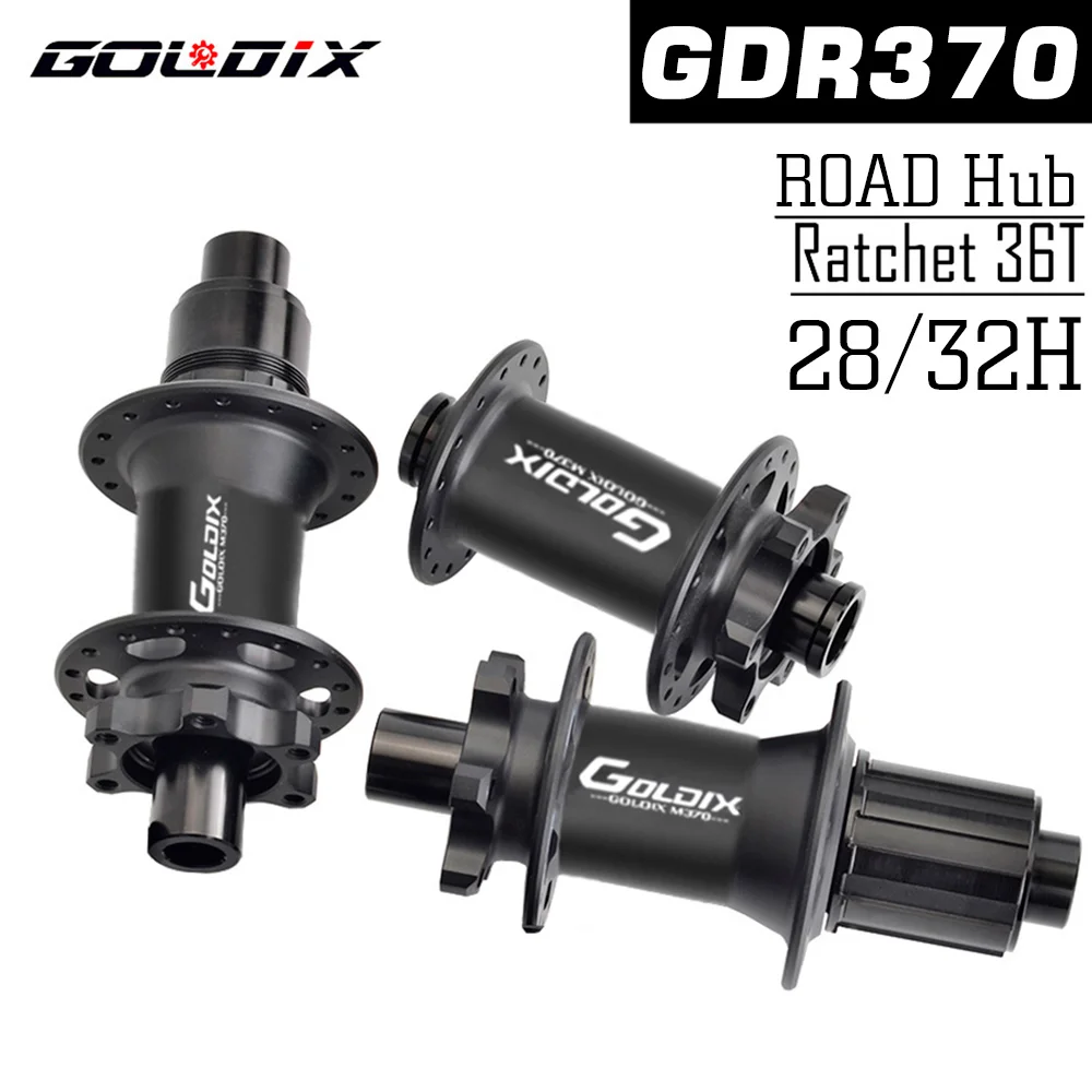 

GOLDIX GDR370 ROAD Велосипедная втулка с герметичным подшипником, 6 болтов, дисковый тормоз J-образной ступицы, 28/32 отверстия, трещотка, 36 т, втулка для Shimano HG 11S SRAM XDR