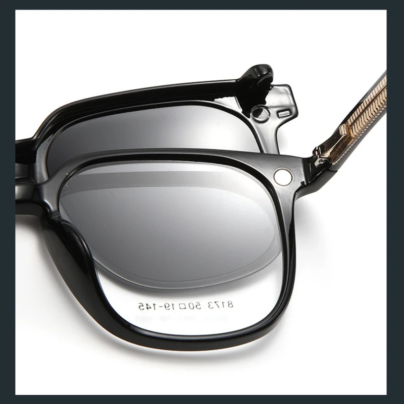 مجموعة نظارات قصر النظر المغناطيسية الجديدة ذات الاستخدام المزدوج من GJ OPTICIA نظارات شمسية مستقطبة بمشبك للنساء مضادة للضوء الأزرق وصفة طبية لقصر النظر