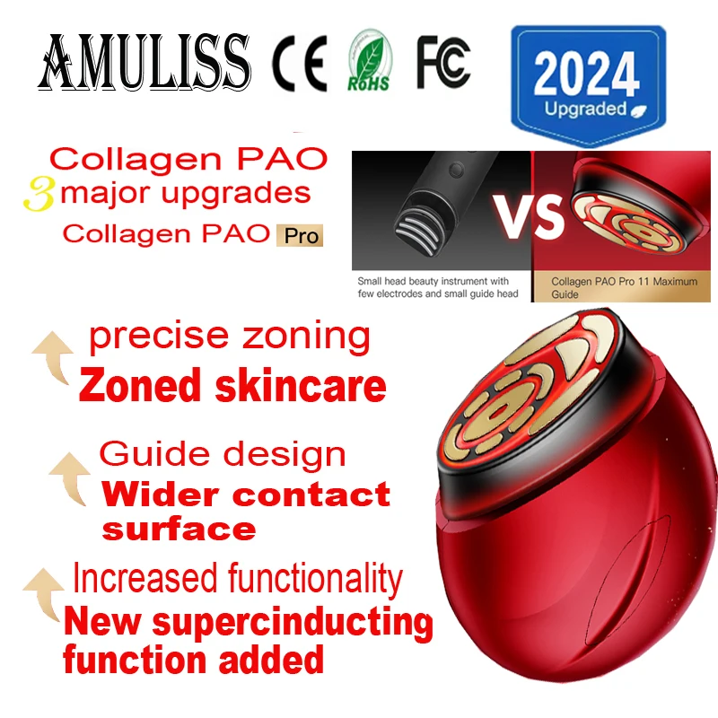 

Amuliss 2024 RF beauty health Instrument Facial Machine Skin Care Anti Aging Device Multi-functional Home Use Beauty Equipment