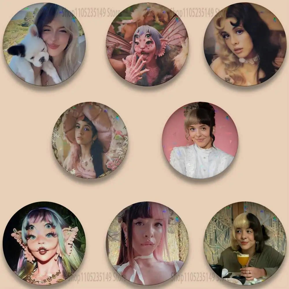

Singer M-Melanie Martinez Badge Stage Brooches on Backpack Clothes Handmade Round Enamel Pins for Jewelry Gift Bag Accessory