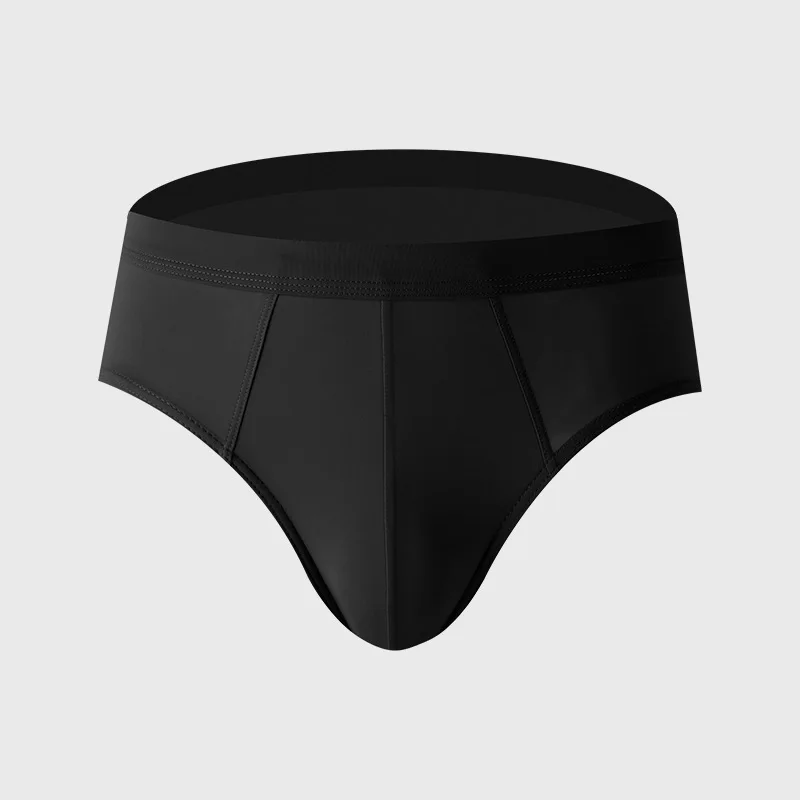 3Pcs/set Sexy Underwear Men Briefs Hombre Ice Silk Panties Bikini Slip Breathable U Convex Pouch Underpants Cueca Calzoncillos