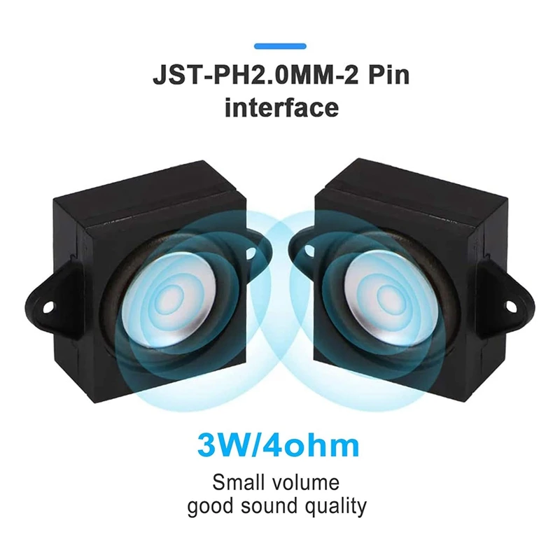 6PCS 2831/3128 Speaker 4 Ohm 3 Watt 4R 3W Full Range Cavity Sound Speaker High Fidelity Speaker Accessories