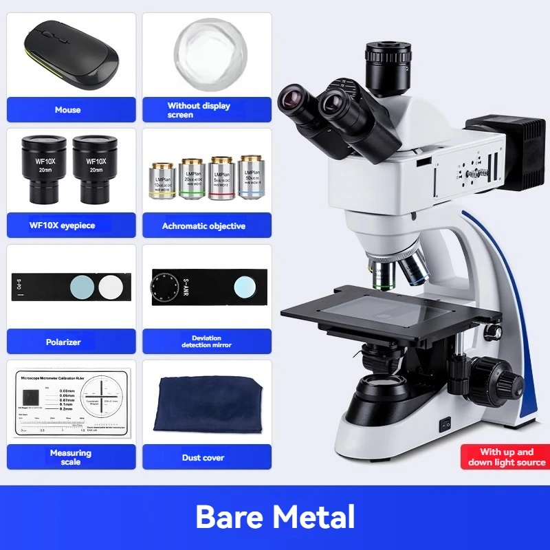 

500x Transmission Inverted Metallographic Microscope, Electron Photography Measurement, Magnification 1000x Analysis of Slices