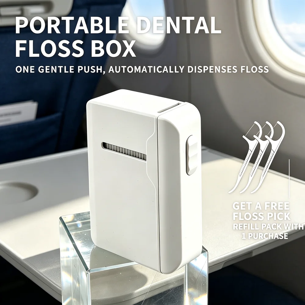 

80 шт. зубных нитей-флоссеров с автоматическим дозатором, простые в использовании, для чистки зубов дома, в путешествиях и на улице