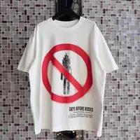 No Playing Fire Vintage Heavyweight Retro Loose Casual Short Sleeved DAYS BEFORE RODEO Cactus Jack T-shirt for Men and Women