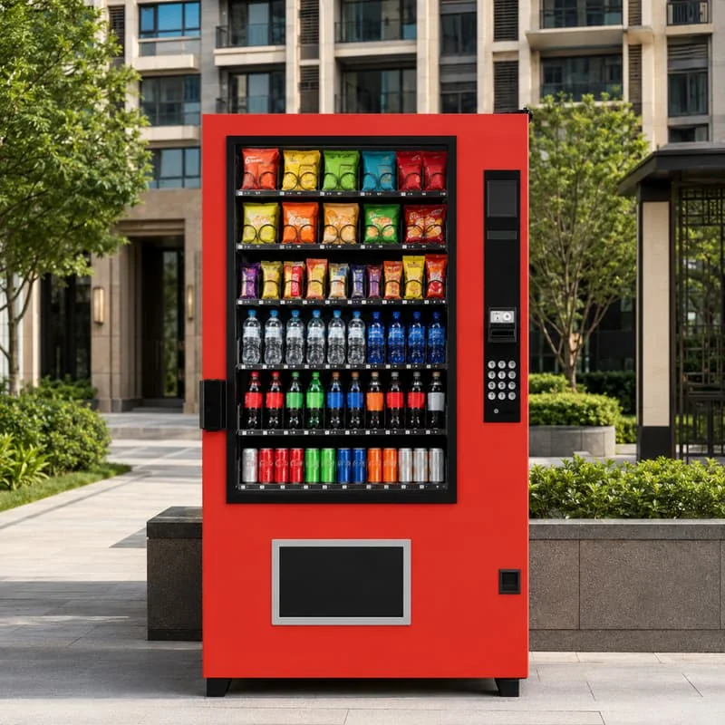 New Design Automated Small Goods Retail Vending Machine with Customized Options and Cloud Monitoring and Smart Operation