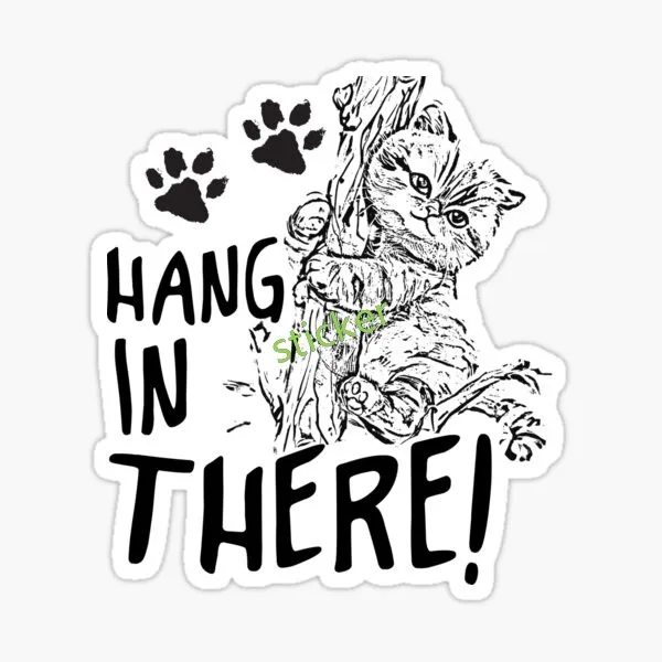 

interesting Hang in There Decal Personality Hentai Car Windows Sports Racing Exterior Decor Accessories